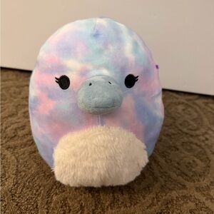 Squishmallows Watercolor Tie-Dye Mitch Platypus 10 in Plush